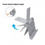 Wholesale Cell Phone Tablet Stand 180 Angle (White)